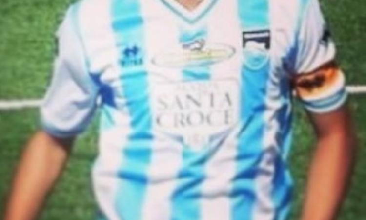Tiziano Cherubini con la casacca del Delfino Pescara