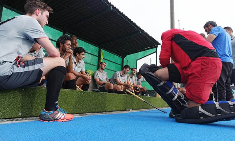 Pausa durante il match