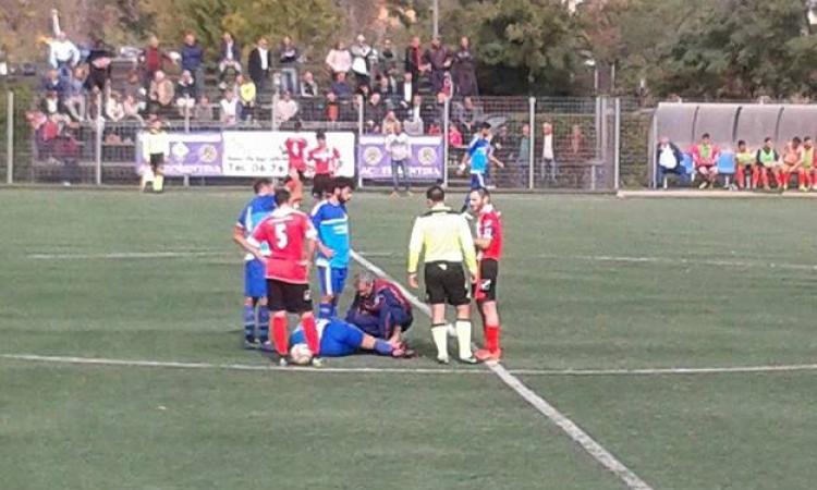 Uno scatto della partita di domenica