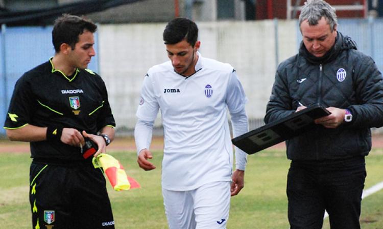 Daniele Sargolini con la maglia dell'Ostiamare