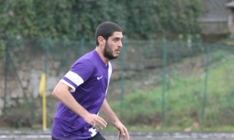 Vulpiani con la maglia della Boreale