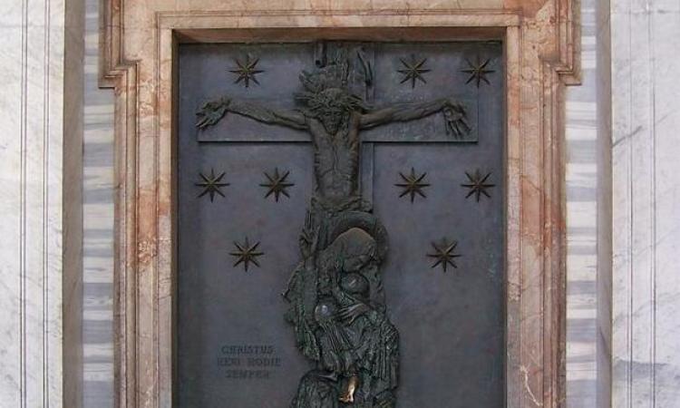 Battenti della Porta Santa Lateranense, di Floriano Bodini