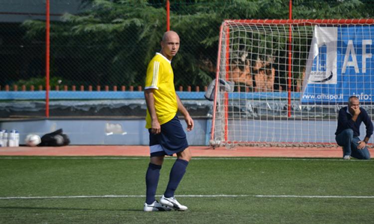 Maurizio Battistelli difensore dell'Atletico Morena