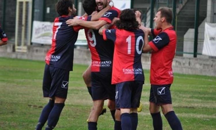 Esulta il Fondi (foto ©unicusanofondicalcio.it)