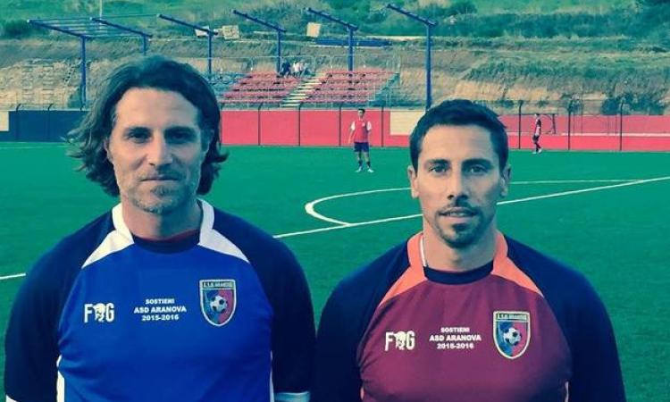 Palluzzi e Bernardini tecnici dell'Aranova (foto Asd Aranova)