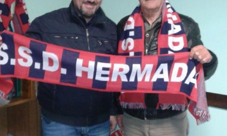 Il presidente Marcuzzi e il nuovo tecnico Martinelli