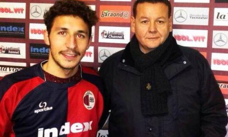 Daniele De Vecchis con la maglia del Ladispoli