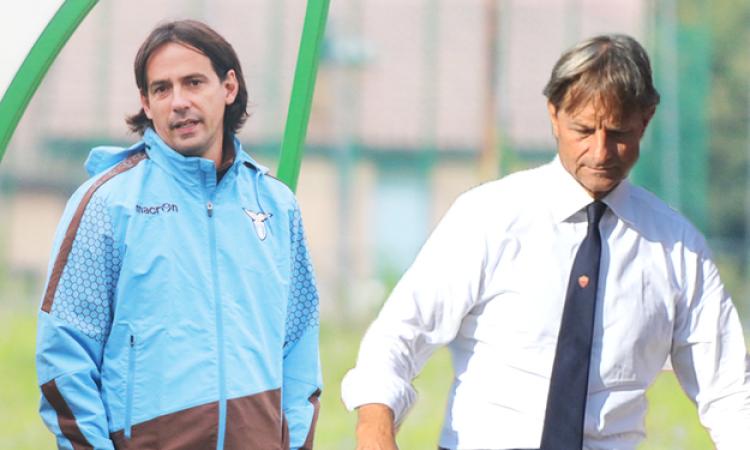 Simone Inzaghi ed Alberto De Rossi: ennesimo faccia a faccia tra i due tecnici ©Paolo Lori/Laura Del Gobbo