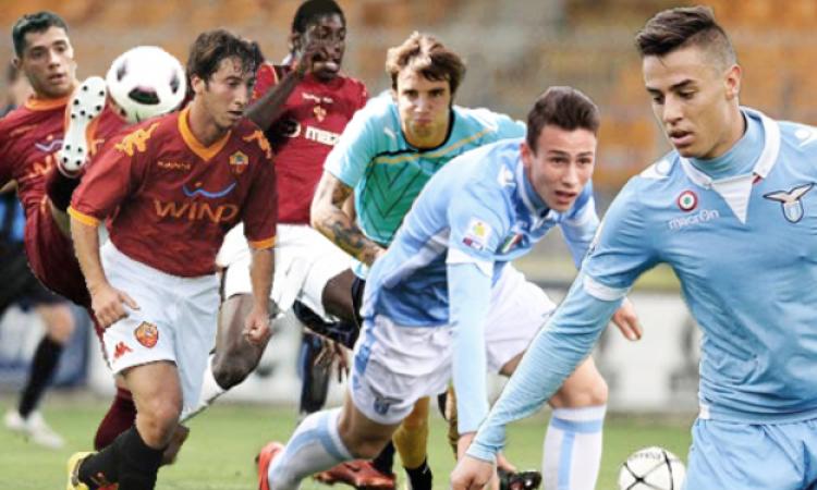 Da sinistra: Gianluca Caprari, Andrea Bertolacci, Stefano Okaka, Tommaso Ceccarelli, Cristiano Lombardi e Chris Oikonomidis