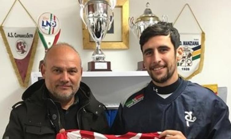 Simmi con il presidente Nicolini (foto atleticoladispoli.it)
