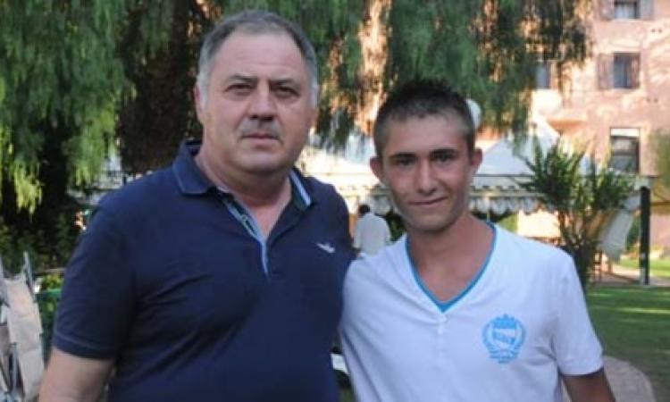 Il presidente Pezone e Daniele Menegat