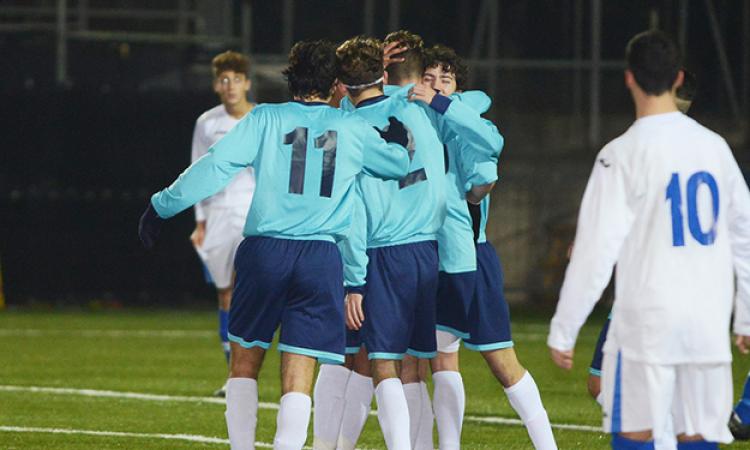 L'esultanza dell'Urbetevere nel match contro il Savio (foto ©Lori)