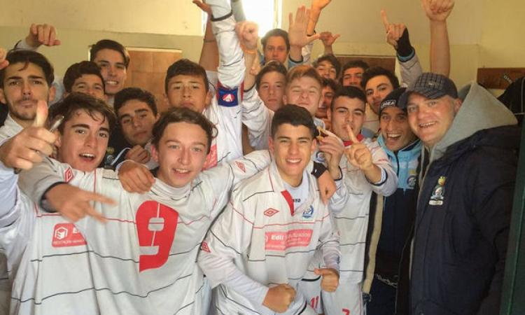 I festeggiamenti dopo la vittoria