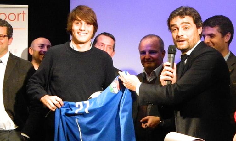 Soleri durante la premiazione ©canottieriroma.it