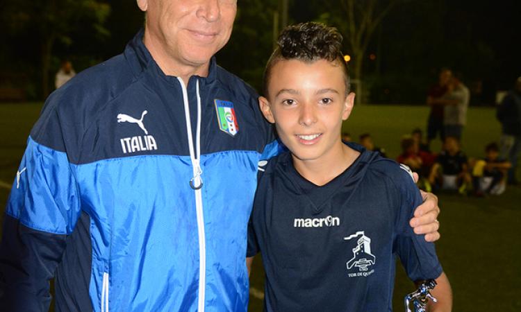 Mercuri, qui premiato come capocannoniere del Memorial Bini ©Paolo Lori