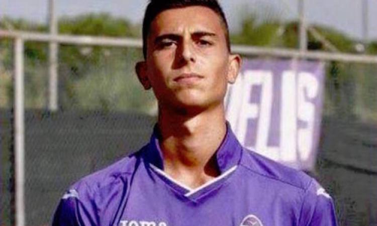 Mattia Scarpetti con la maglia dell'Ostiamare