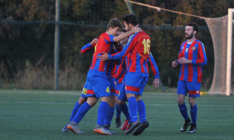 Esultanza blaugrana (foto Del Gobbo)