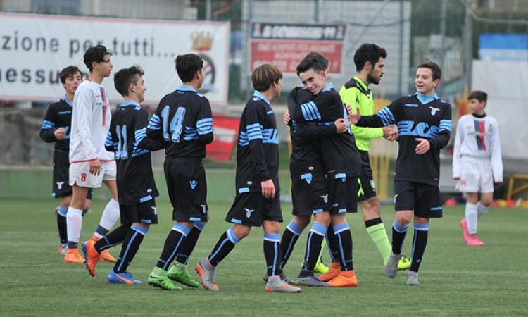 L'esultanza della Lazio (Foto©DelGobbo)