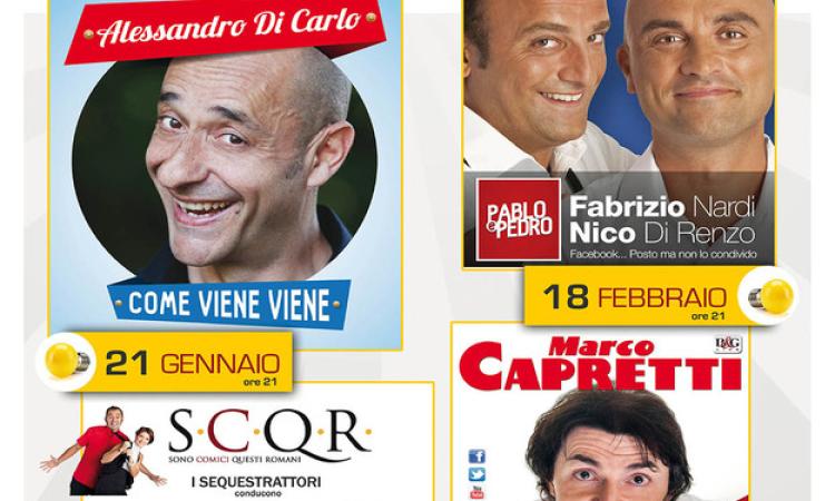 Albano, prende il via Comicamente: dal 21 gennaio all'Alba Radians