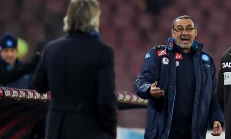 Roberto Mancini e Maurizio Sarri (corriere.it / Getty Images)