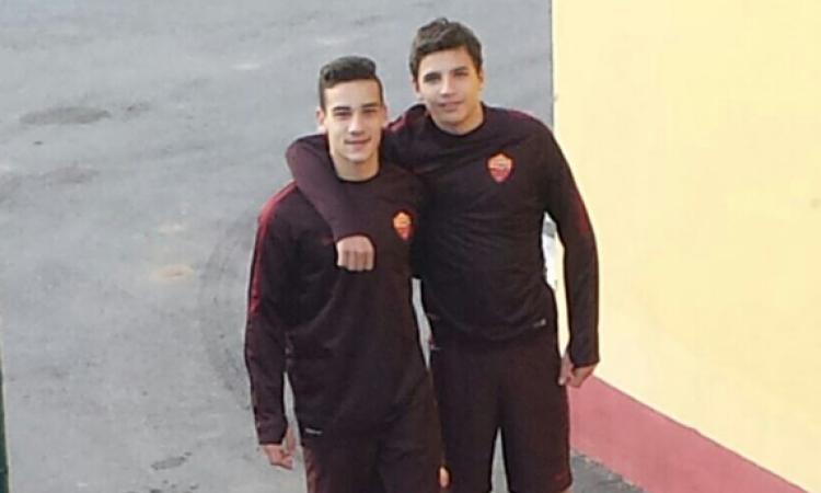 Di Bari e Bruno a Trigoria ©Facebook