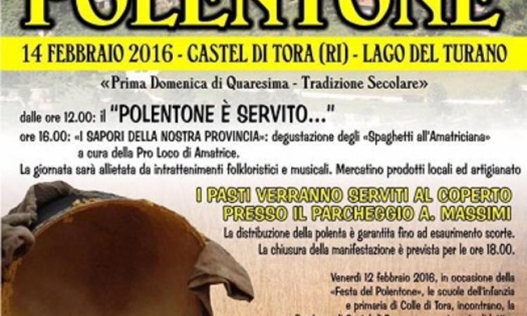 Castel di Tora, festa del polentone anche a San Valentino