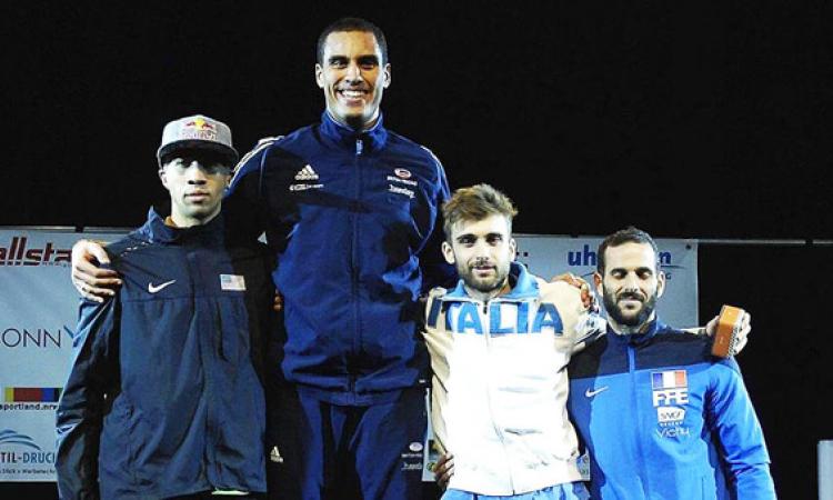 Daniele Garozzo sul podio
