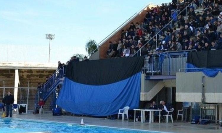 Gli spalti a Latina