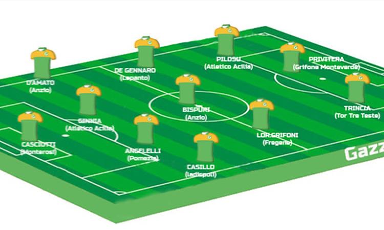 Bispuri - Trincia - Pilosu: il podio della nostra Top 11