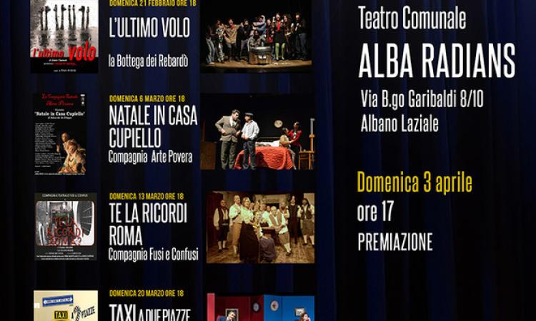 Albano, domenica 21 inizia il Festival del teatro amatoriale