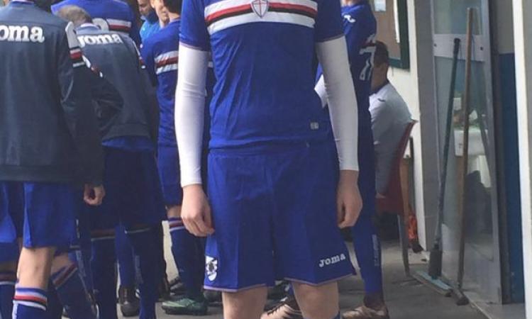 Yakubiv con la maglia della Samp