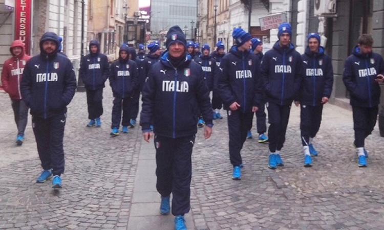L&amp;apos;Italia Under 15 in Romania ©figc.it