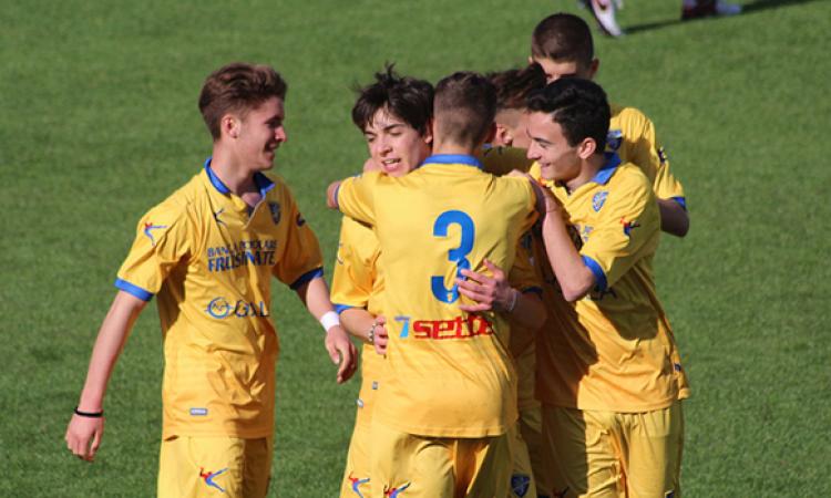 Esulta il Frosinone (foto ©Fuoriareaweb.it)