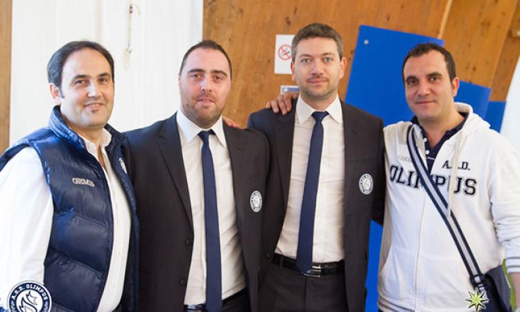 Da sinistra De Angelis, Serafini, Verde e Casilli