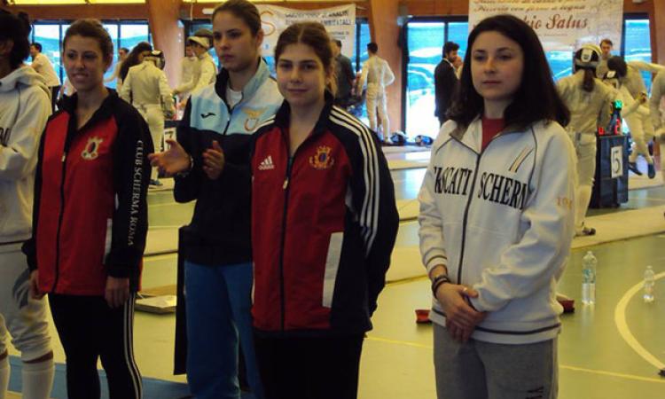 Ludovica Allegrini 6ª nella Coppa Lazio di fioretto femminile (© Gymnasium Sabatia)