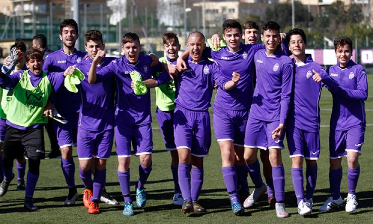 La gioia e la grinta dell&amp;apos;Ostiamare a fine gara ©shotsport.it