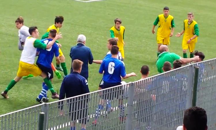 Un&amp;apos;immagine dal match di Pavona