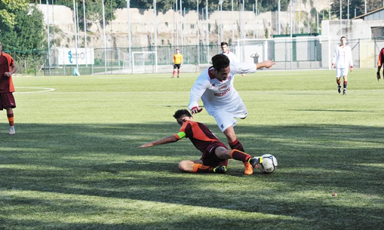 Uno scatto del match di andata tra Romulea e Tor Tre Teste @Paolo Lori