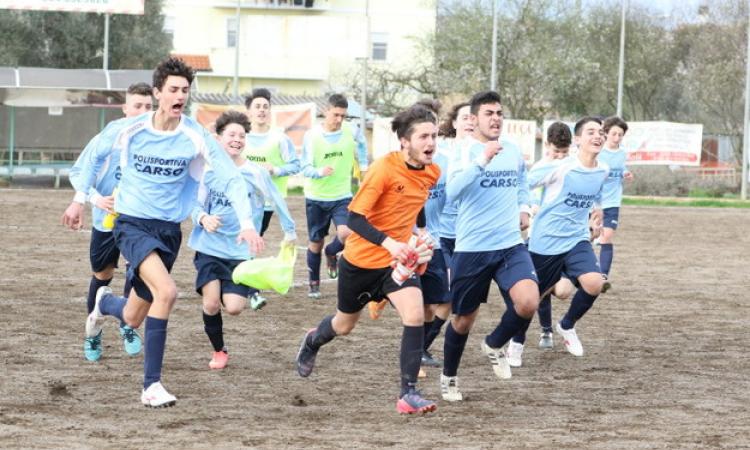 Esultanza della Polisportiva Carso (©Lori)