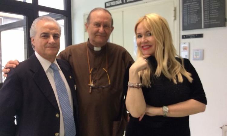 Marcello Gentile, Padre Carmelo Vitrugno e Francesca della Valle 