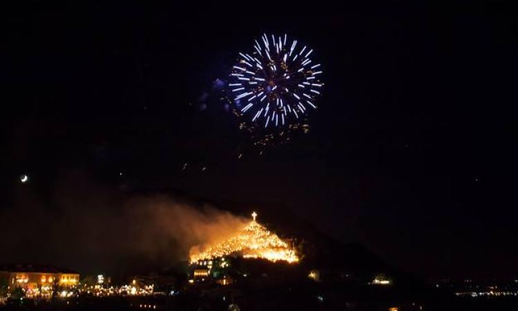 La &amp;quot;Fiaccolata&amp;quot; (dalla Pagina Facebook &amp;quot;Pro Loco Sant&amp;apos;Oreste&amp;quot;)