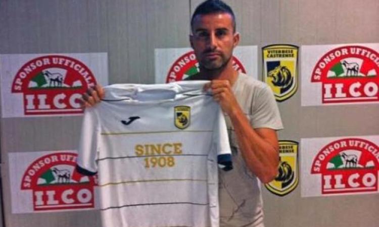 Morini con la maglia della Viterbese