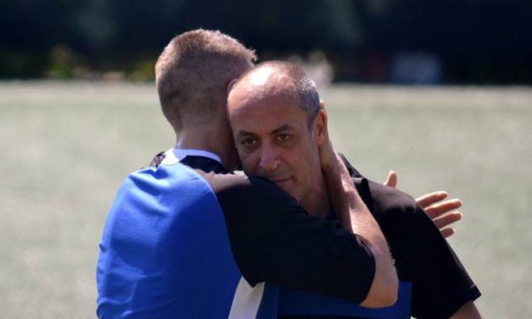 Andrea Di Giovanni con Damiano Balzani (foto Necci)