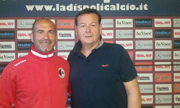 Bosco con il ds Nista ©US Ladispoli