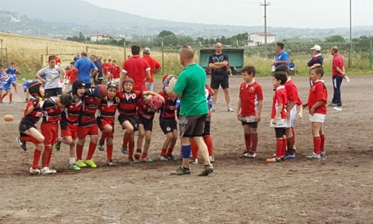 La formazione Under 8 durante il concentramento di Lanuvio