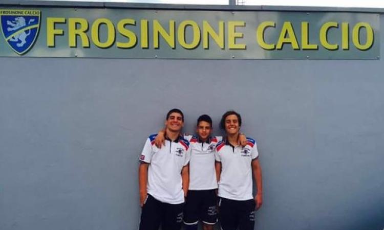 I volti sorridenti di Gaeta, Cifarelli e Vio