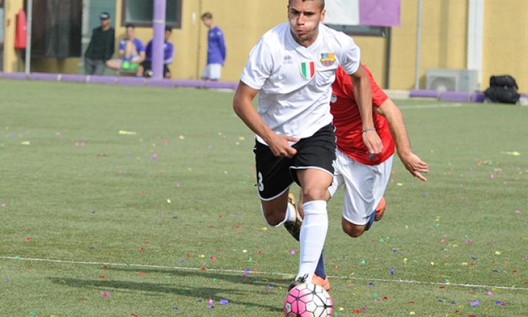 Alessio Mannarelli durante la finale di Ostia. Qui ha appena staccato in velocità Nicolucci (©Del Gobbo)