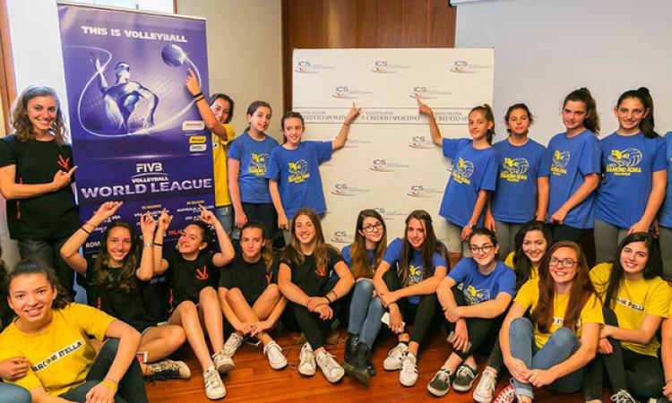 Le ragazze del Marconi Stella, Giro Volley e Diamond (©Torcivia/Fipav Lazio)