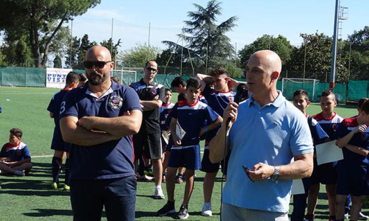 Mario Casodi e il presidente Spina (Foto © Cannata)