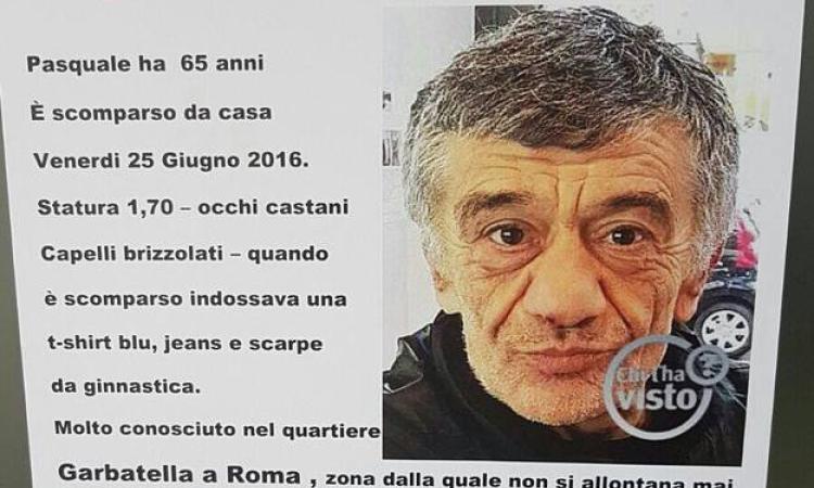 Pasquale Bartolomucci è scomparso: la famiglia chiede aiuto